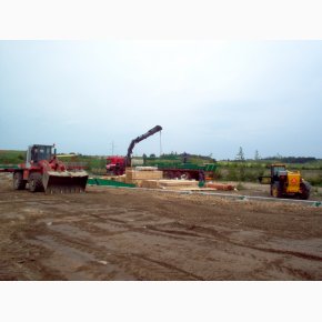 Opfrsel af maskinhus ved Brdr. Kjeldahl juni 2005